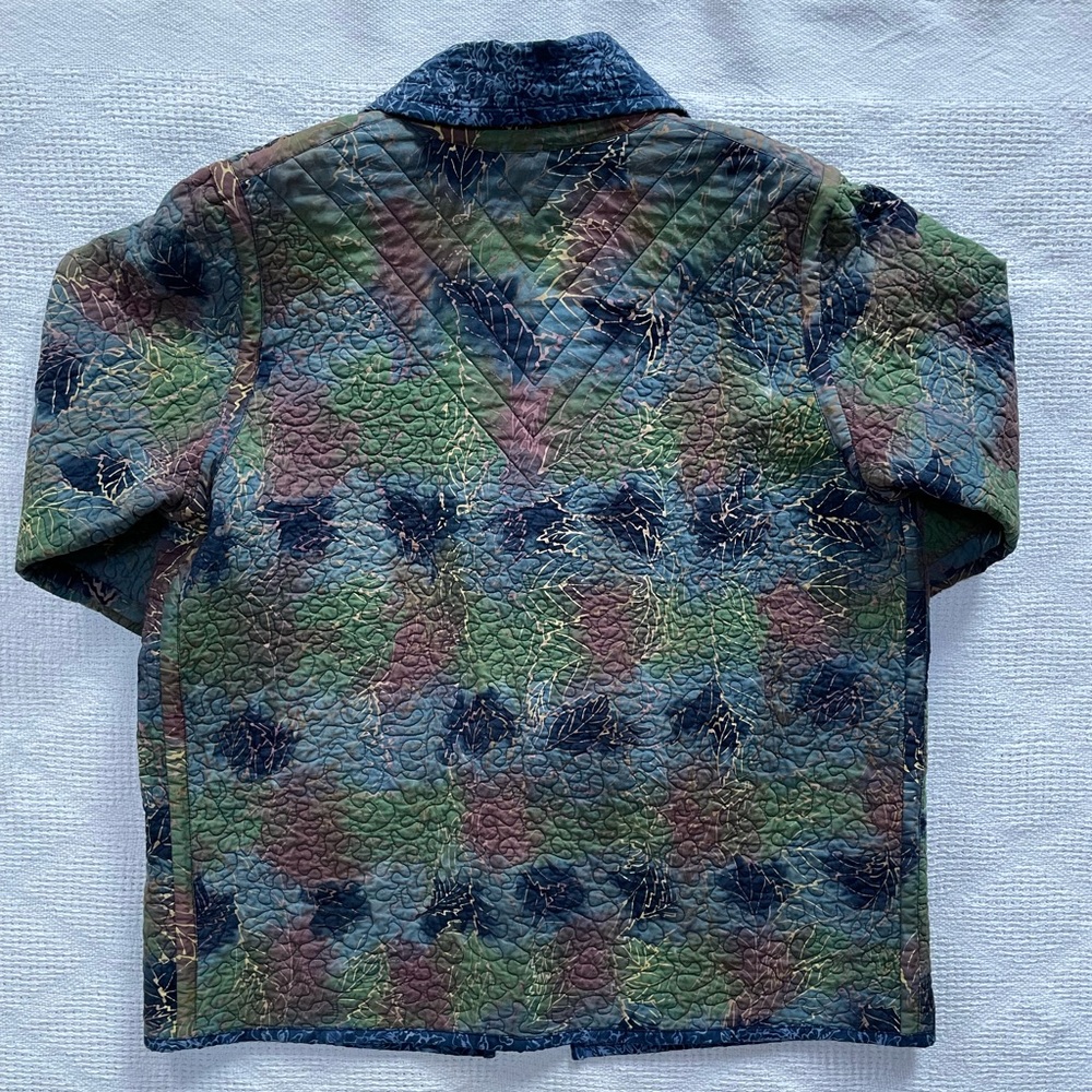 Handmade Quilt Jacket / Fall Coat - Picture 2 of 7